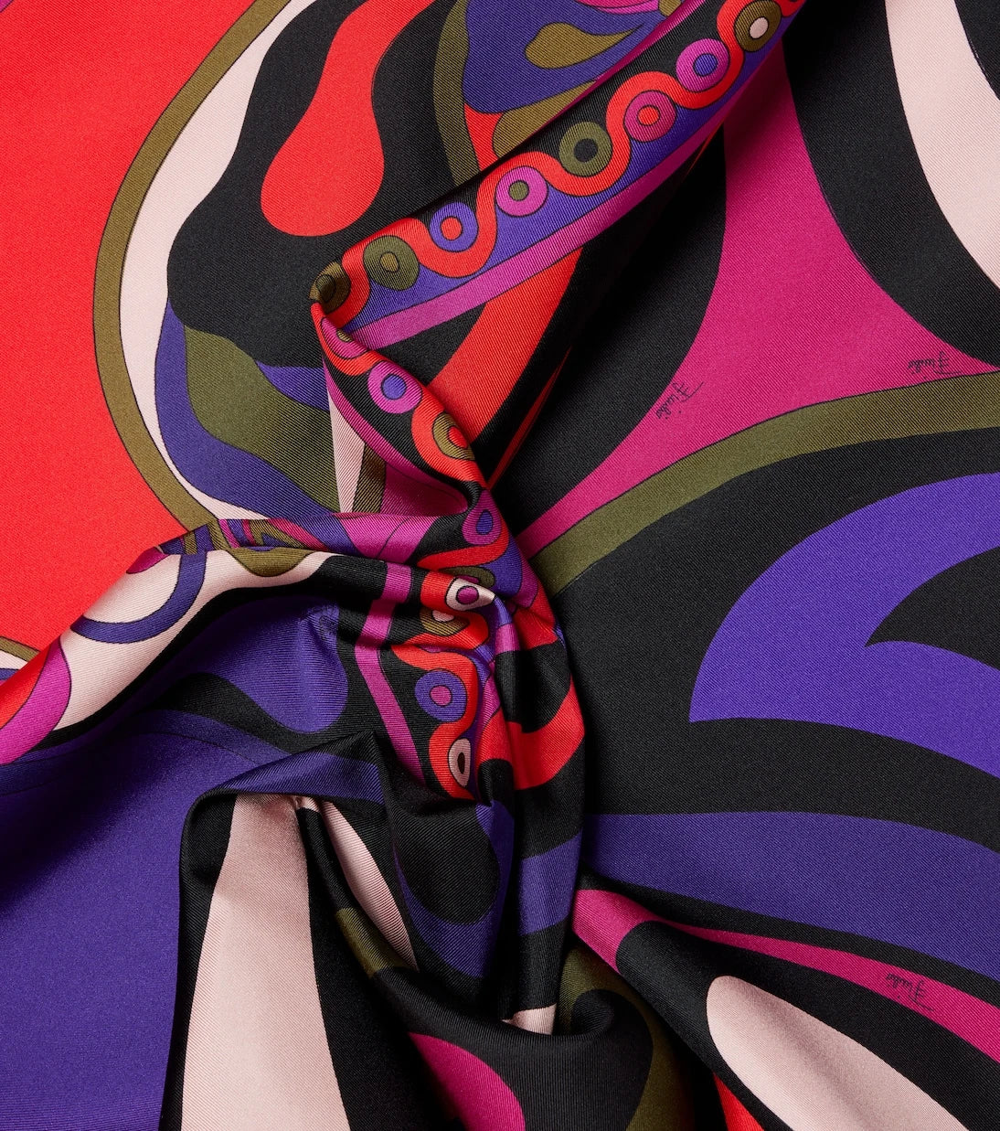 Pucci - Marmo and Orchidee silk twill scarf