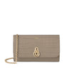 Mulberry Neutral Small Leather Amberly Clutch Bag