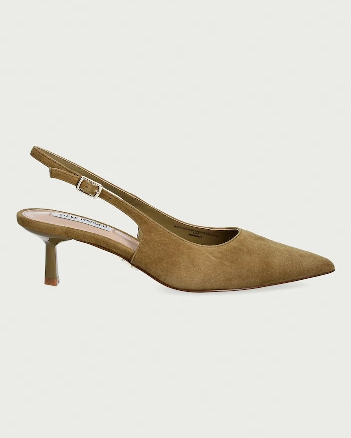 Steve Madden süet ince topuklu ayakkabı Korra