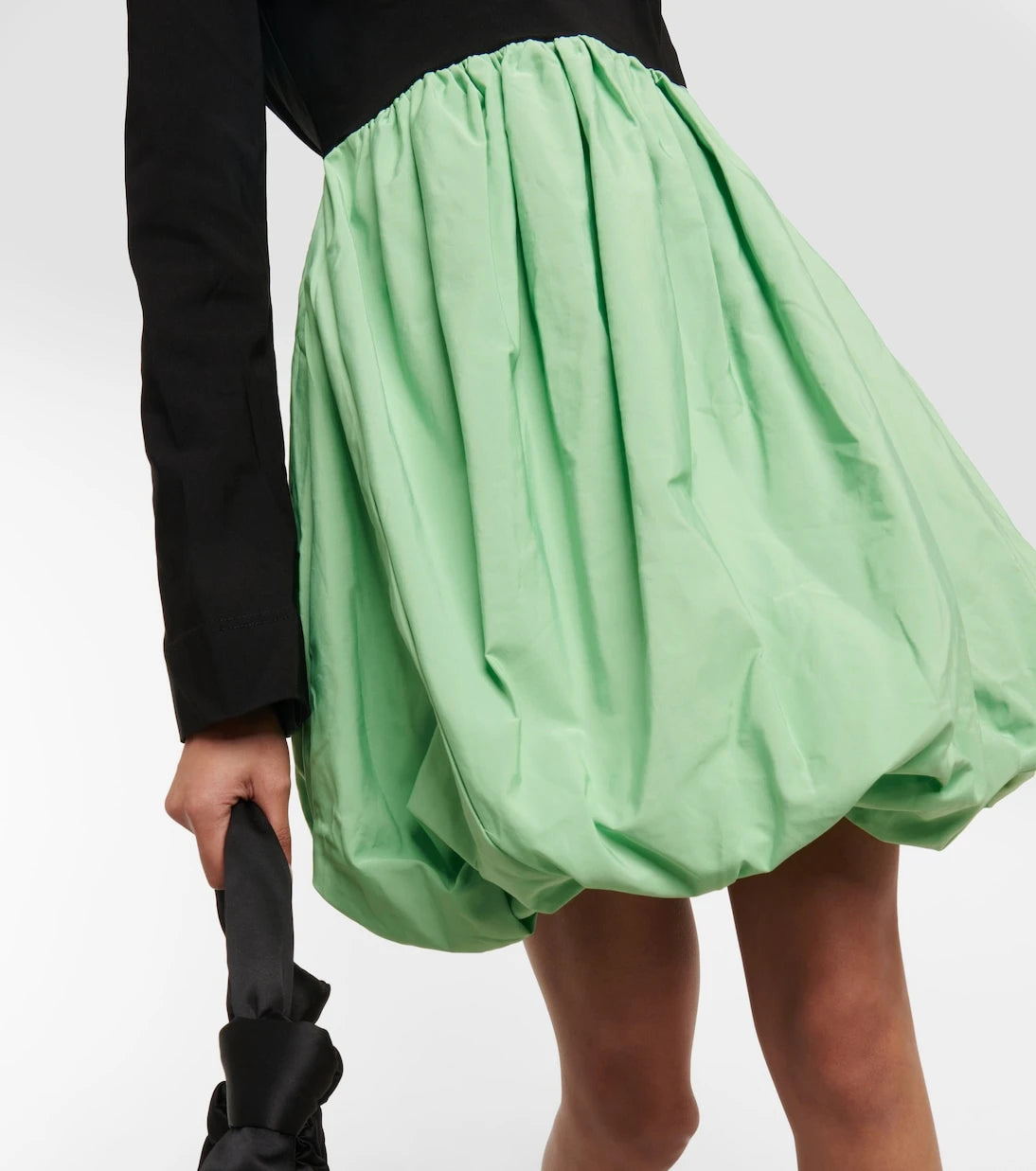 Ganni - Balloon skirt taffeta minidress