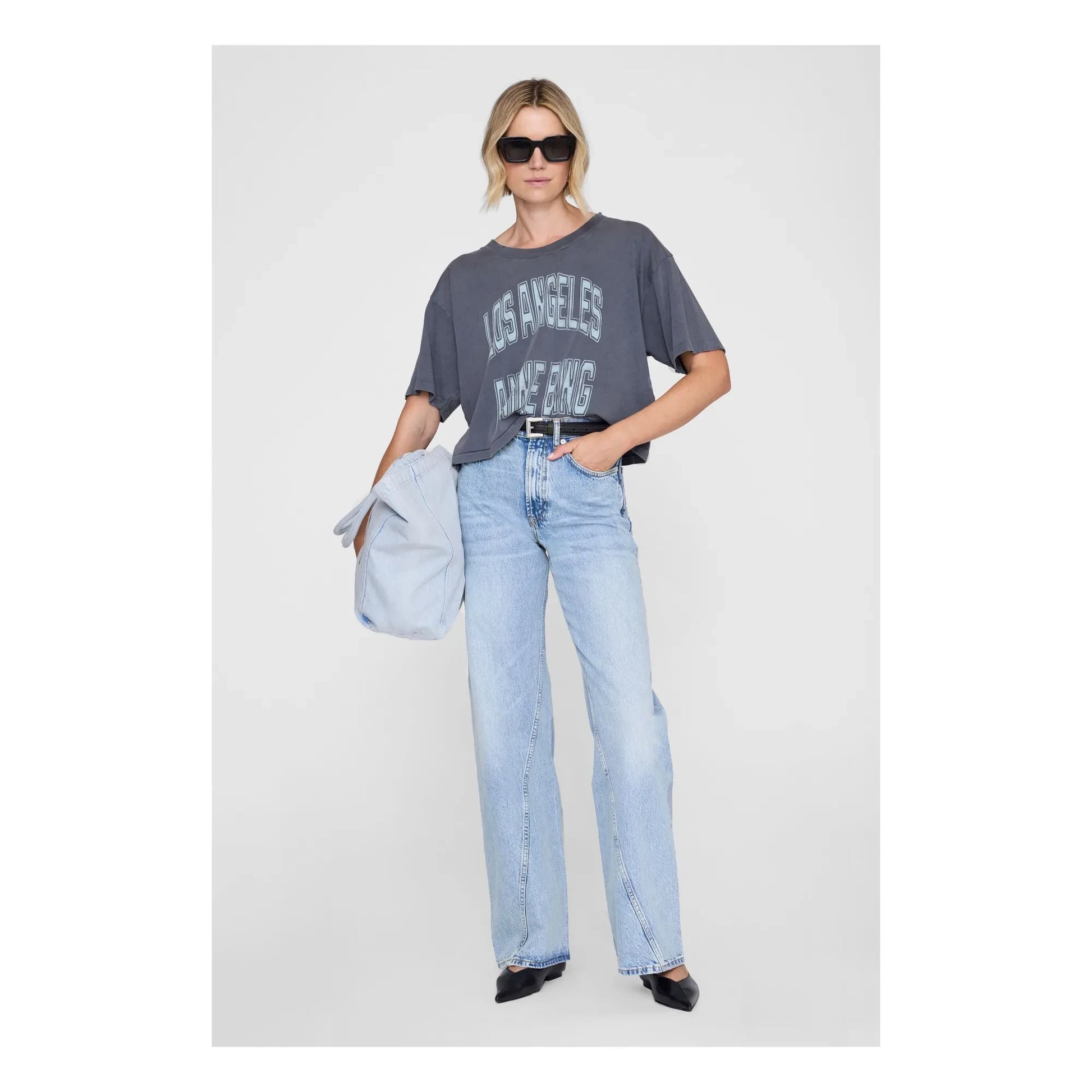 Anine Bing - Johnny T-shirt | Grey