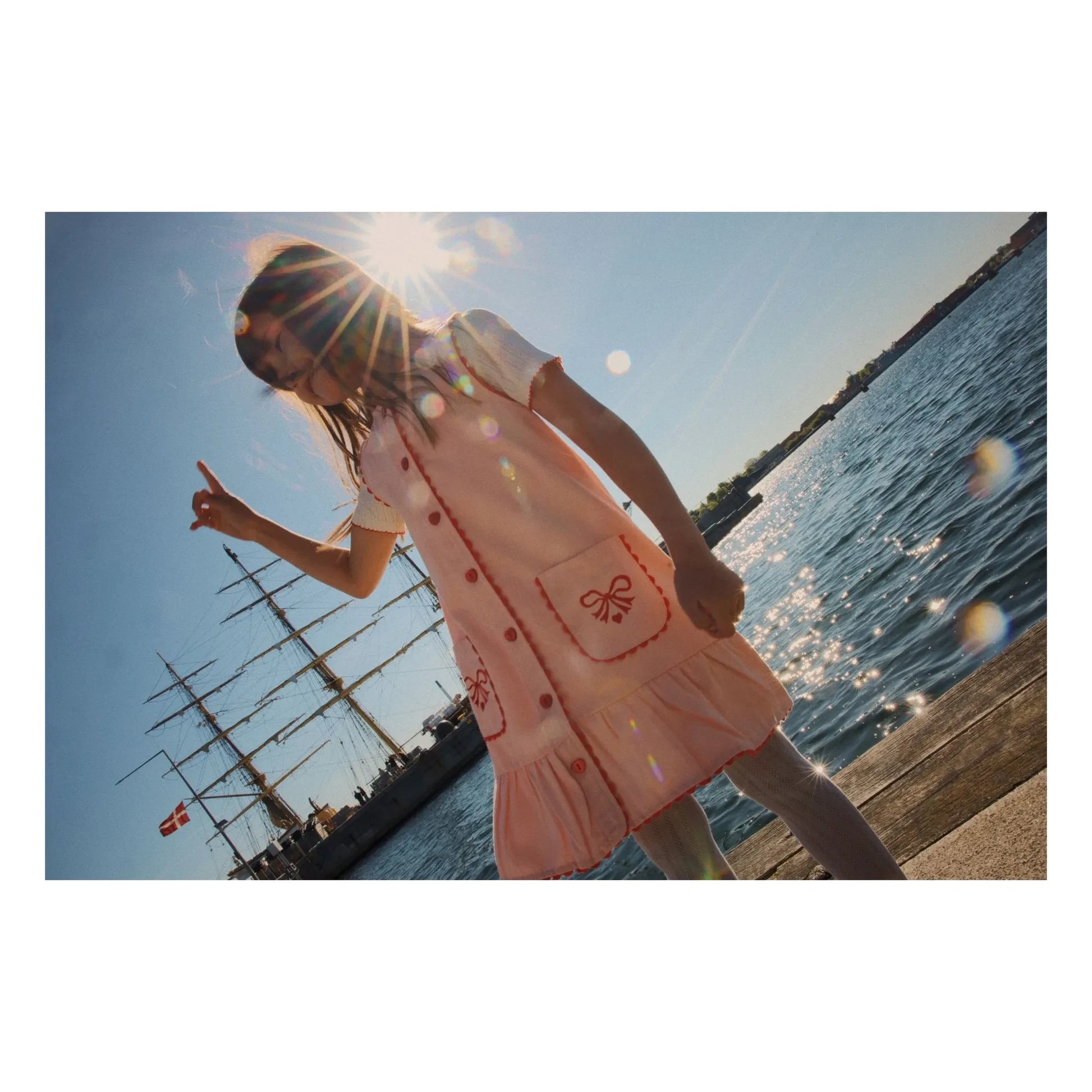 Flöss - Elina dress | Pale Pink