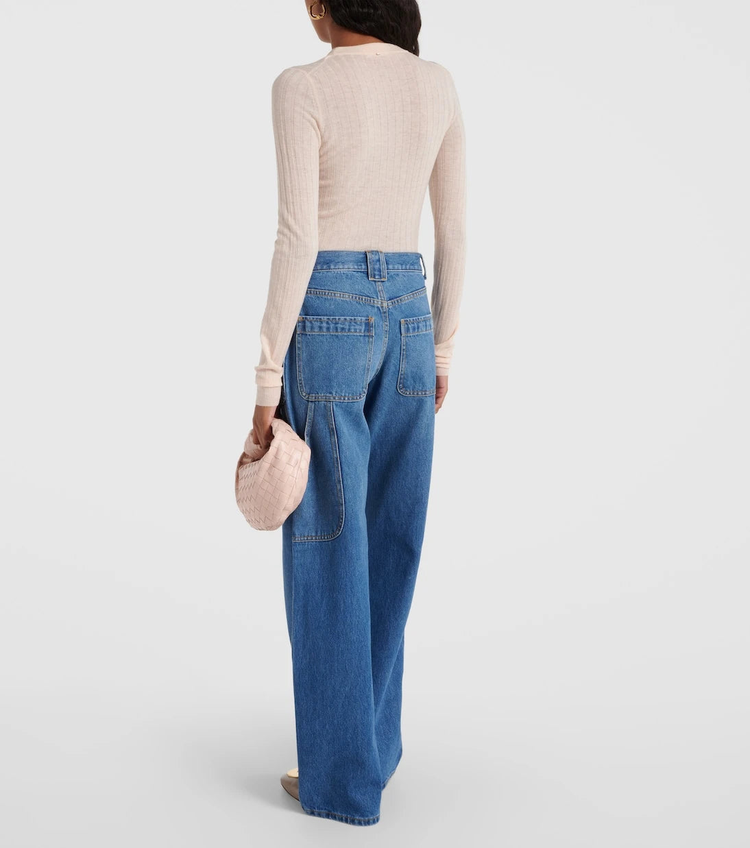 Tory Burch - High-rise cargo jeans