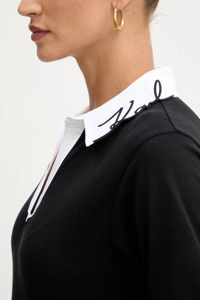 Памучна тениска Karl Lagerfeld KARL SIGNATURE