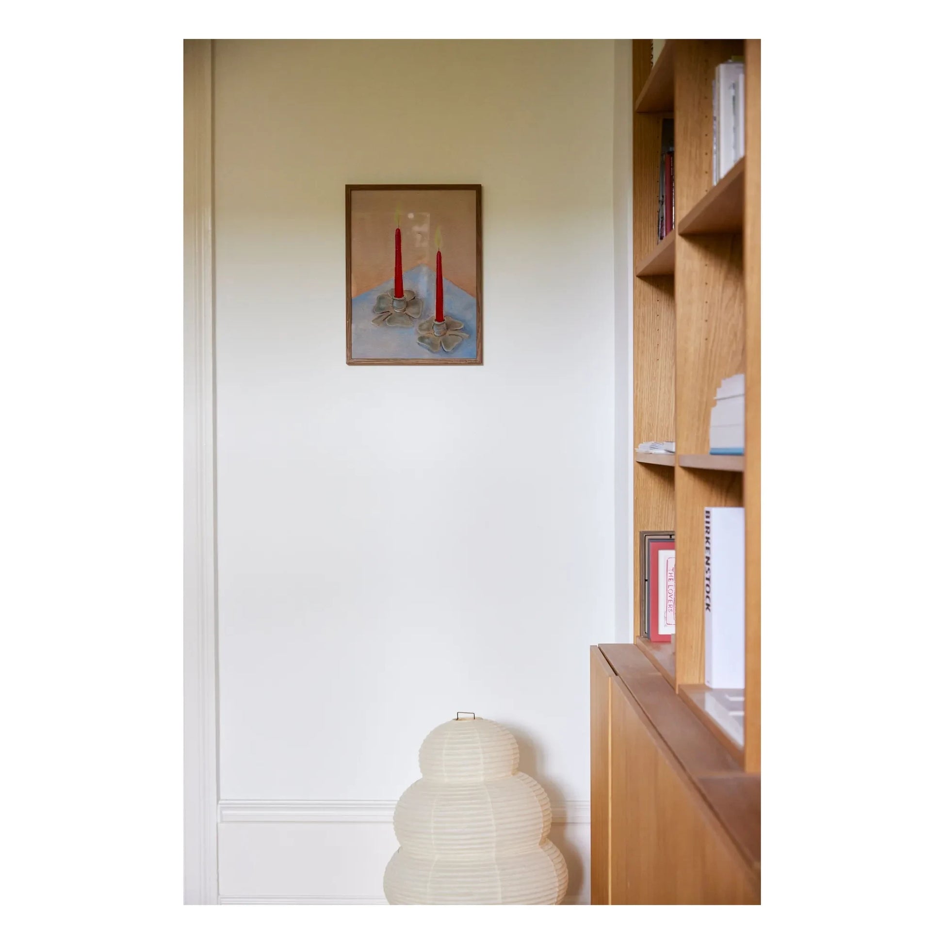 Paper Collective - Lucky Light poster, Beth Kay | Red