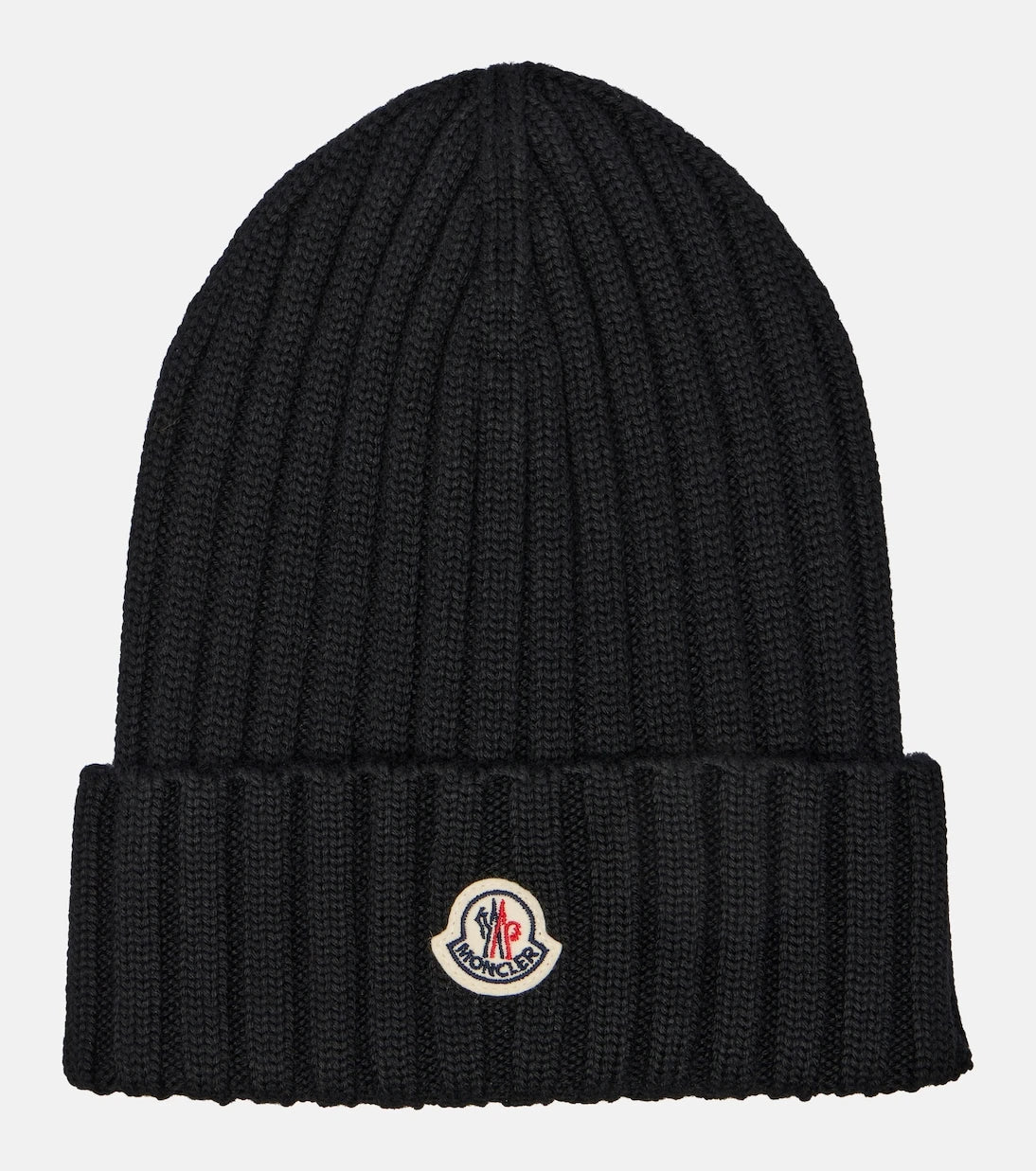 Moncler - Logo ribbed-knit virgin wool beanie