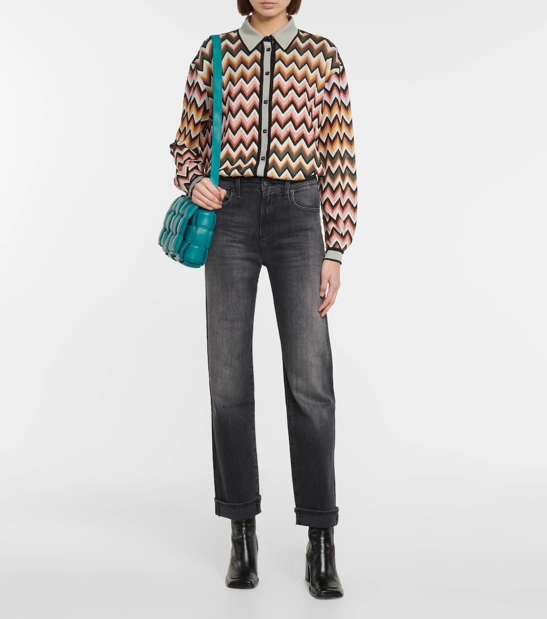 AG Jeans - Alexxis high-rise straight jeans