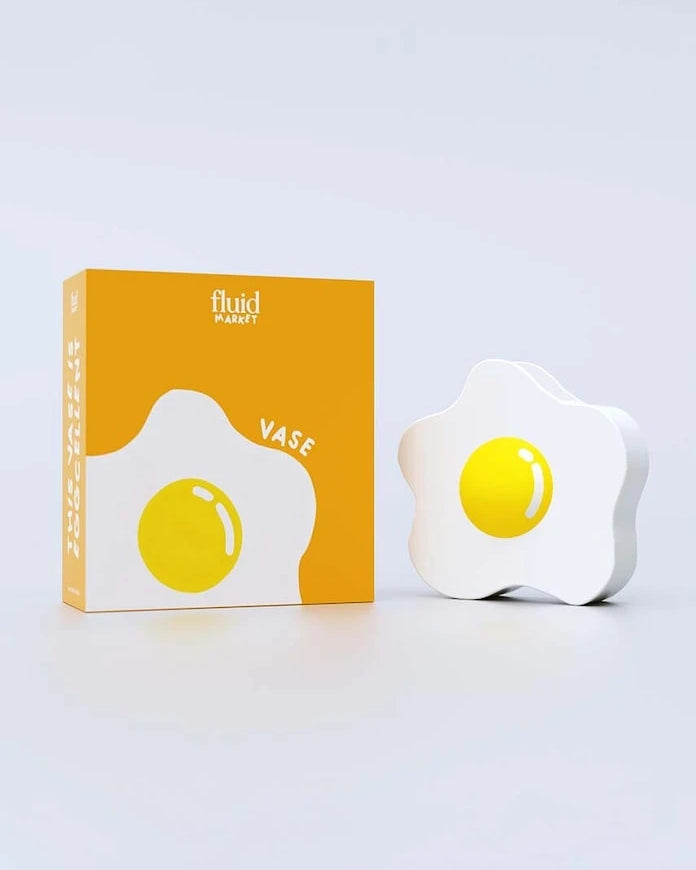 Fluid Market Egg Vase Dekoratif Vazo