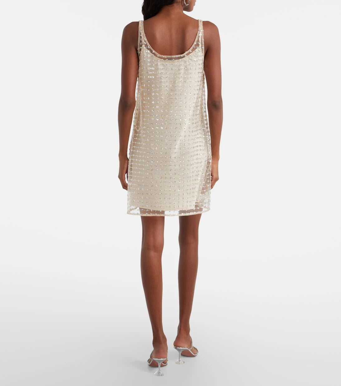 Staud - Aurielle sequined tulle minidress