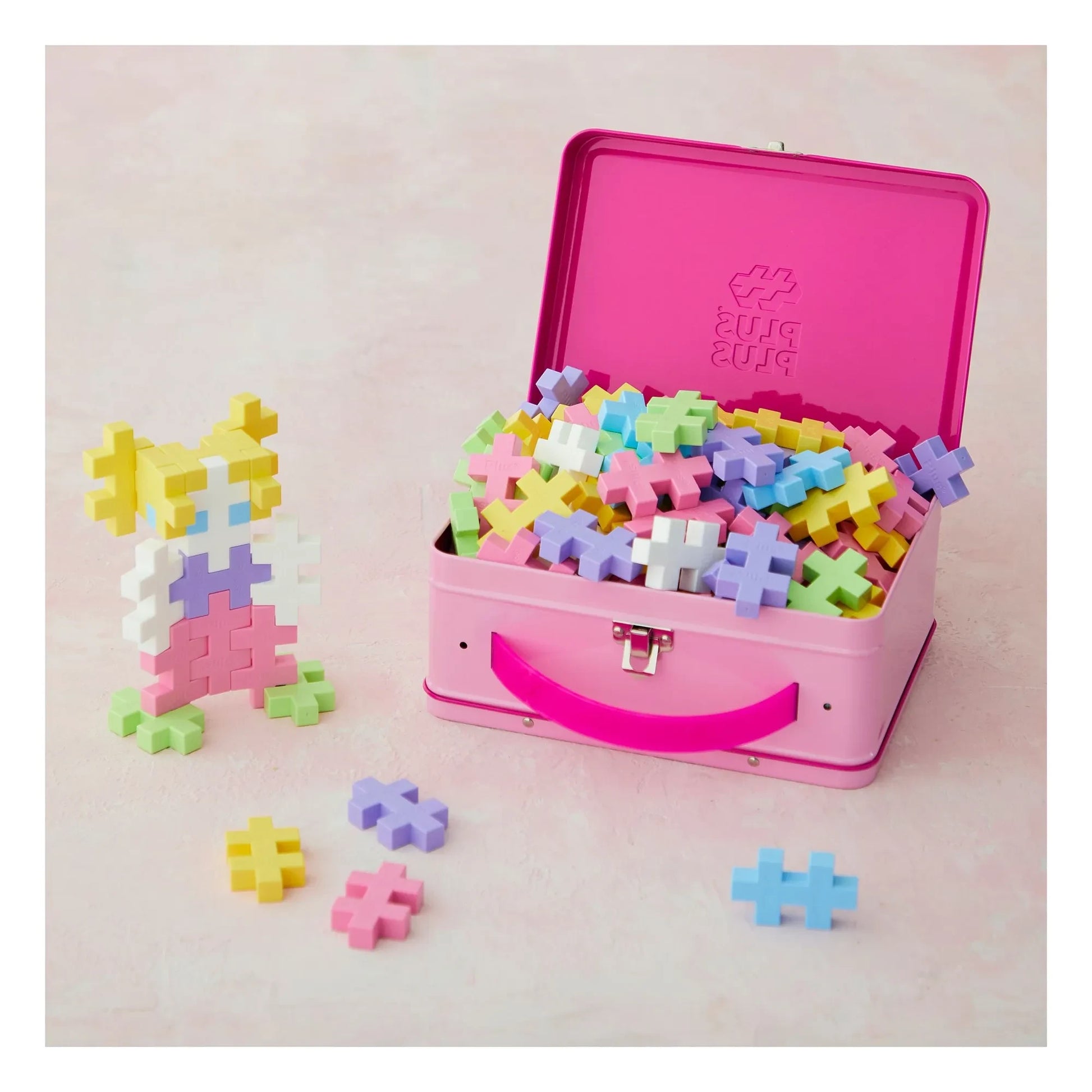 Plus-Plus - Pastel Valisette - 70 pieces