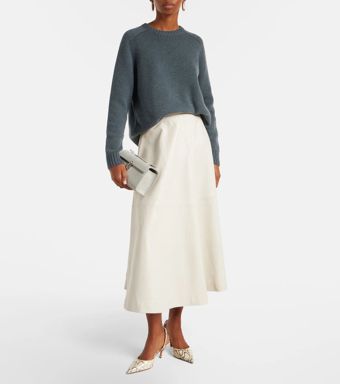 Savette - Symmetry suede tote bag