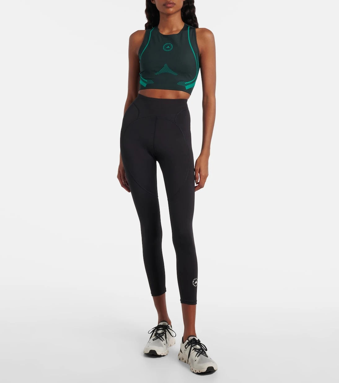 Adidas by Stella McCartney - Logolu kısa üst