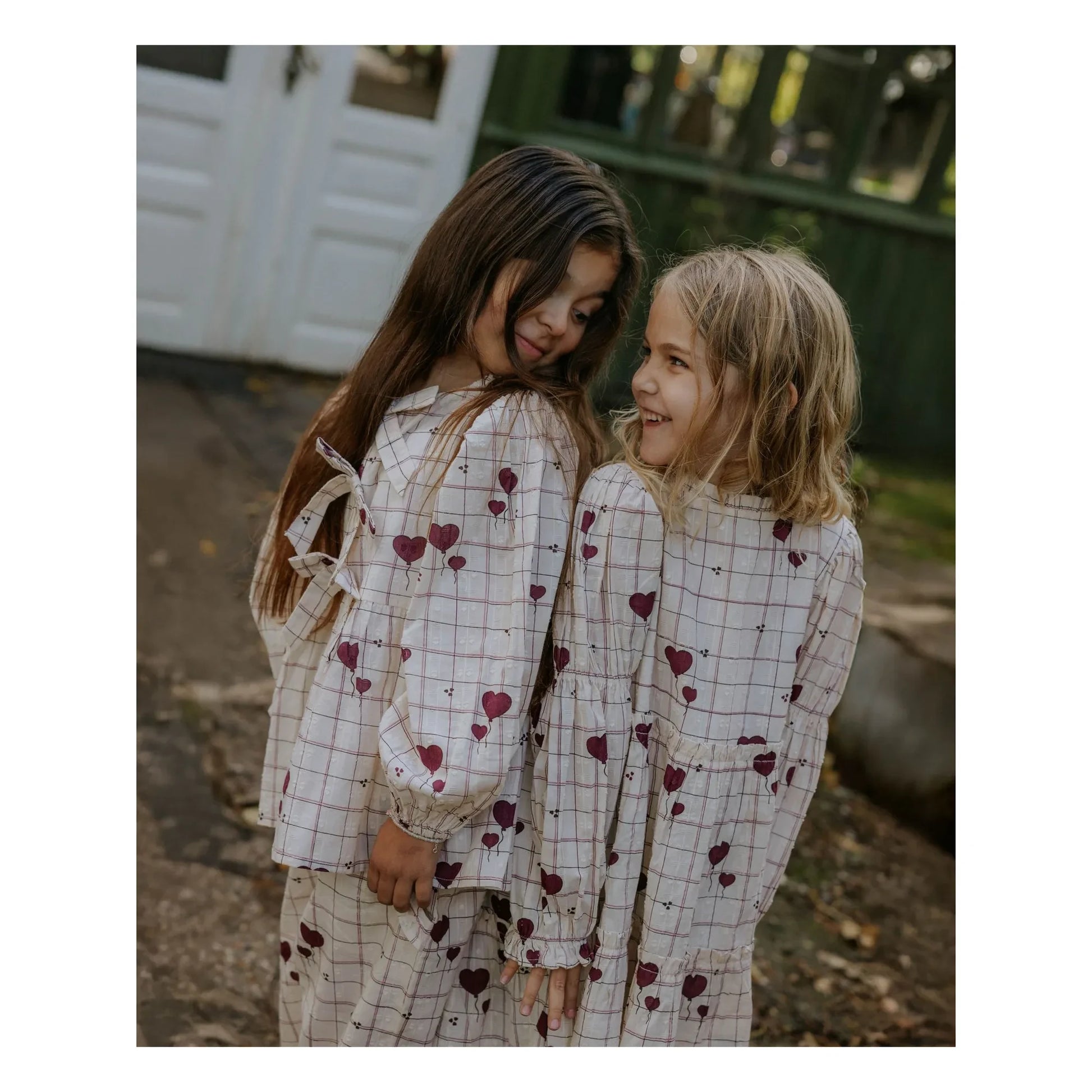 Fliink - Ilove Carreaux Blouse | Ecru