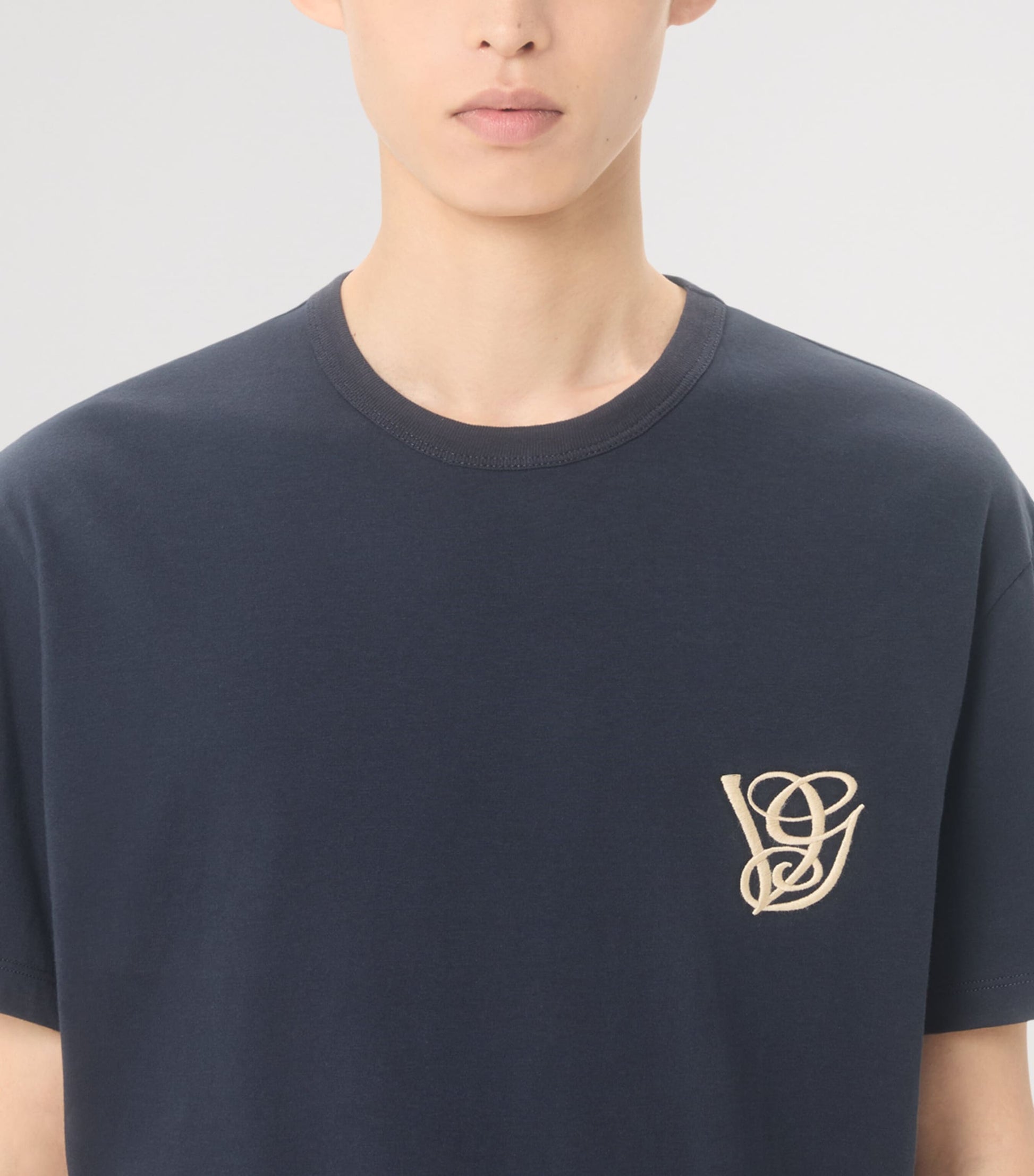 Valentino Garavani Cotton VG Embroidery T-Shirt