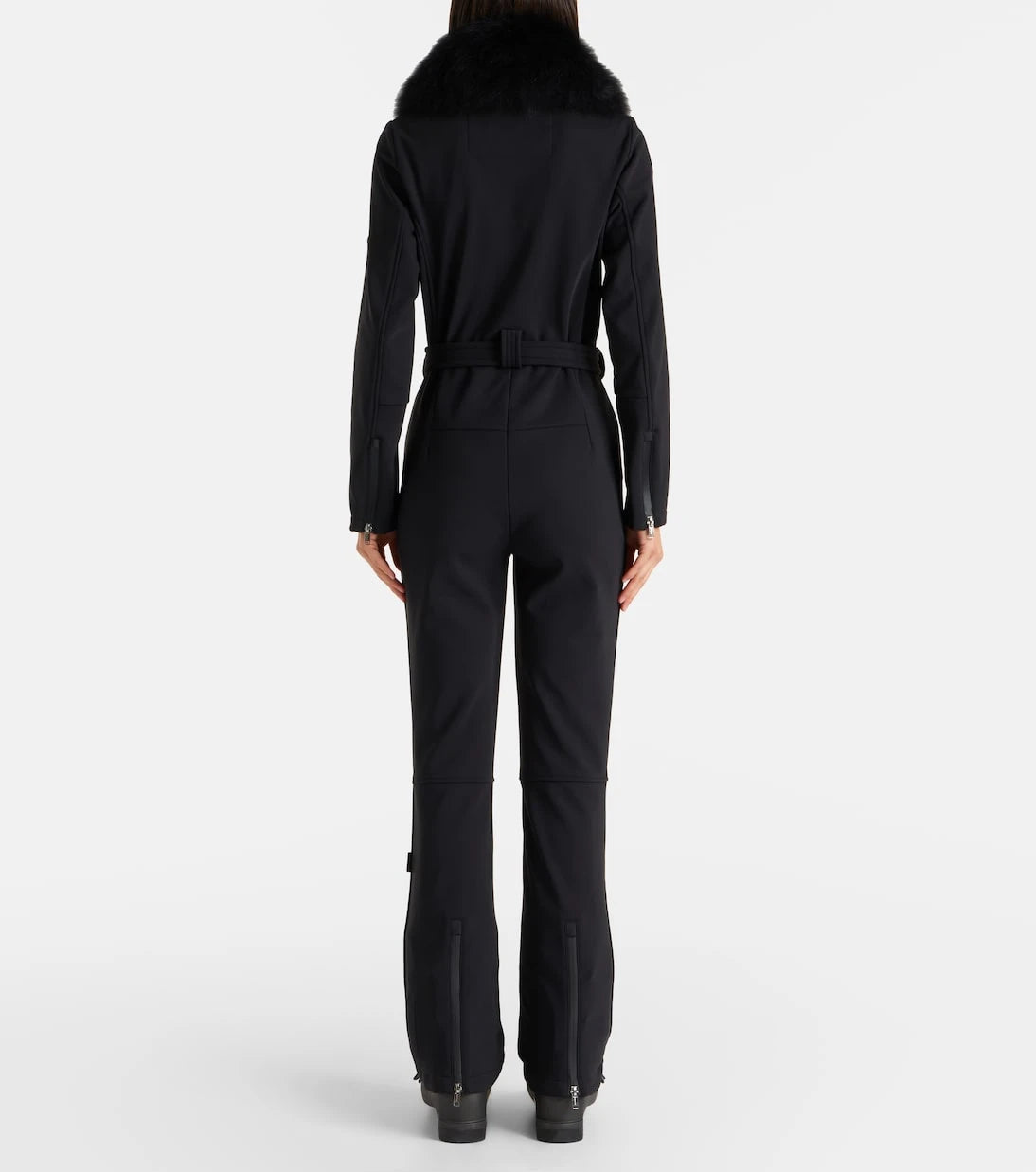 Yves Salomon - Shearling-trimmed belted ski suit