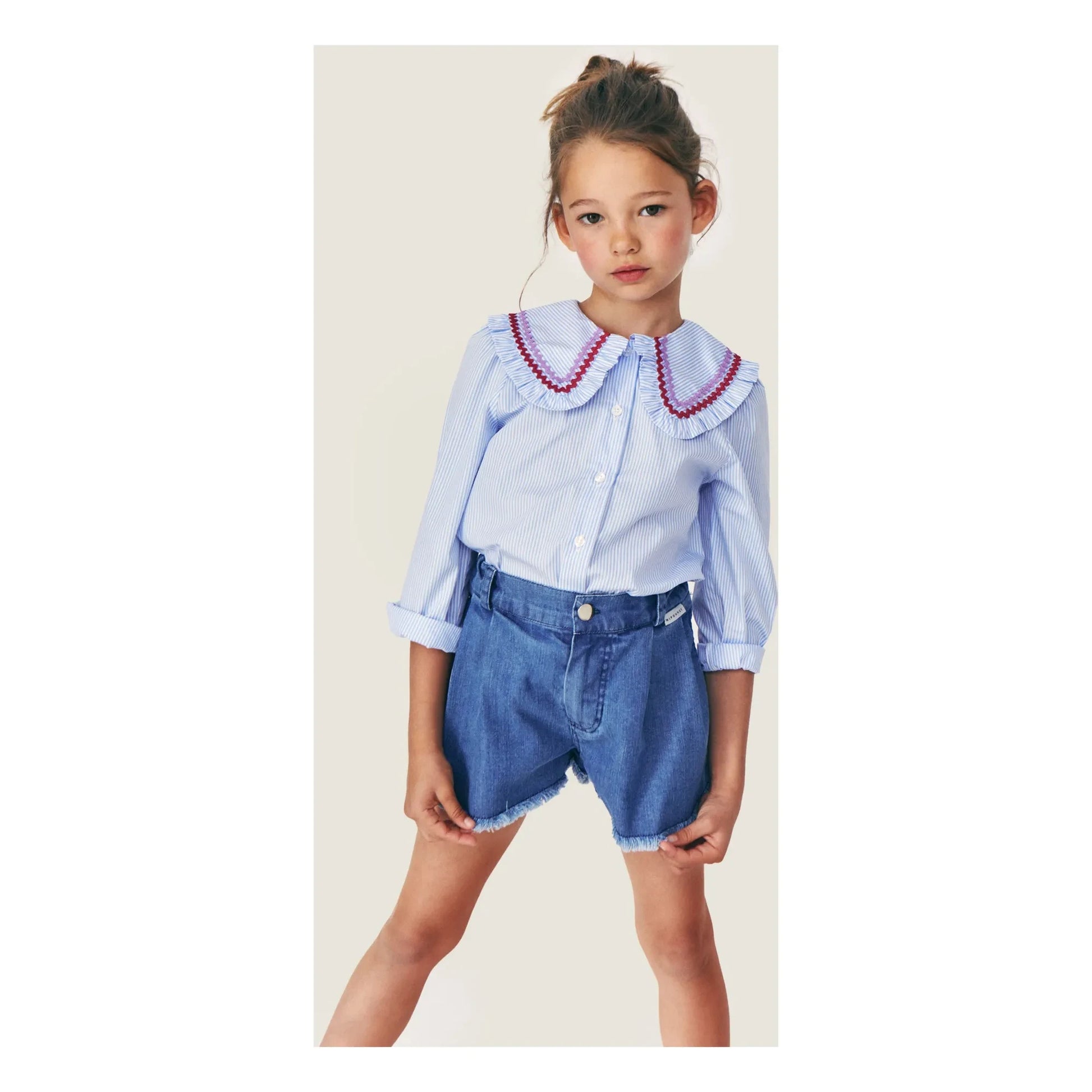 Mipounet - Chloé Denim Short | Blue