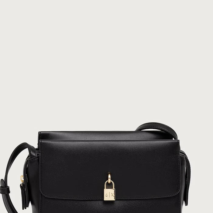 Armani Exchange kadın suni deri crossbody çanta