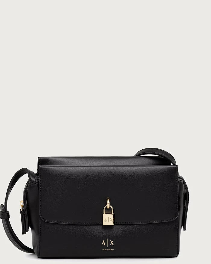 Armani Exchange kadın suni deri crossbody çanta