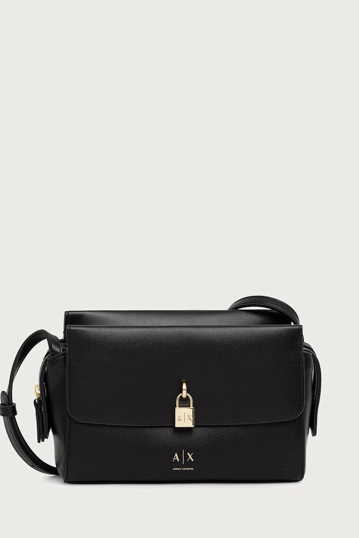 Armani Exchange kadın suni deri crossbody çanta