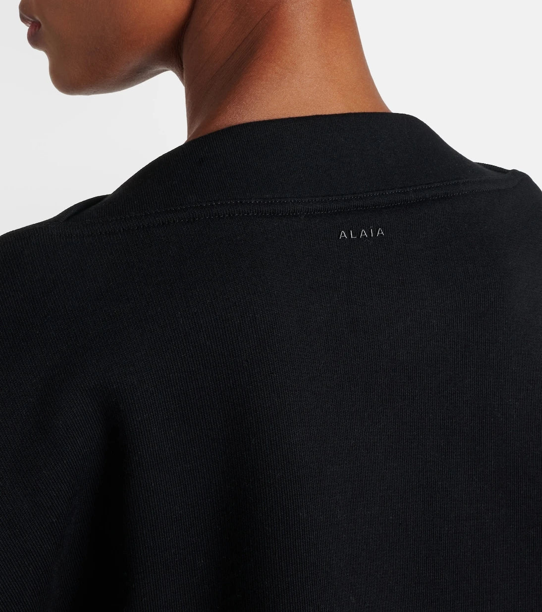 Alaïa - سويت شيرت من القطن جيرسي