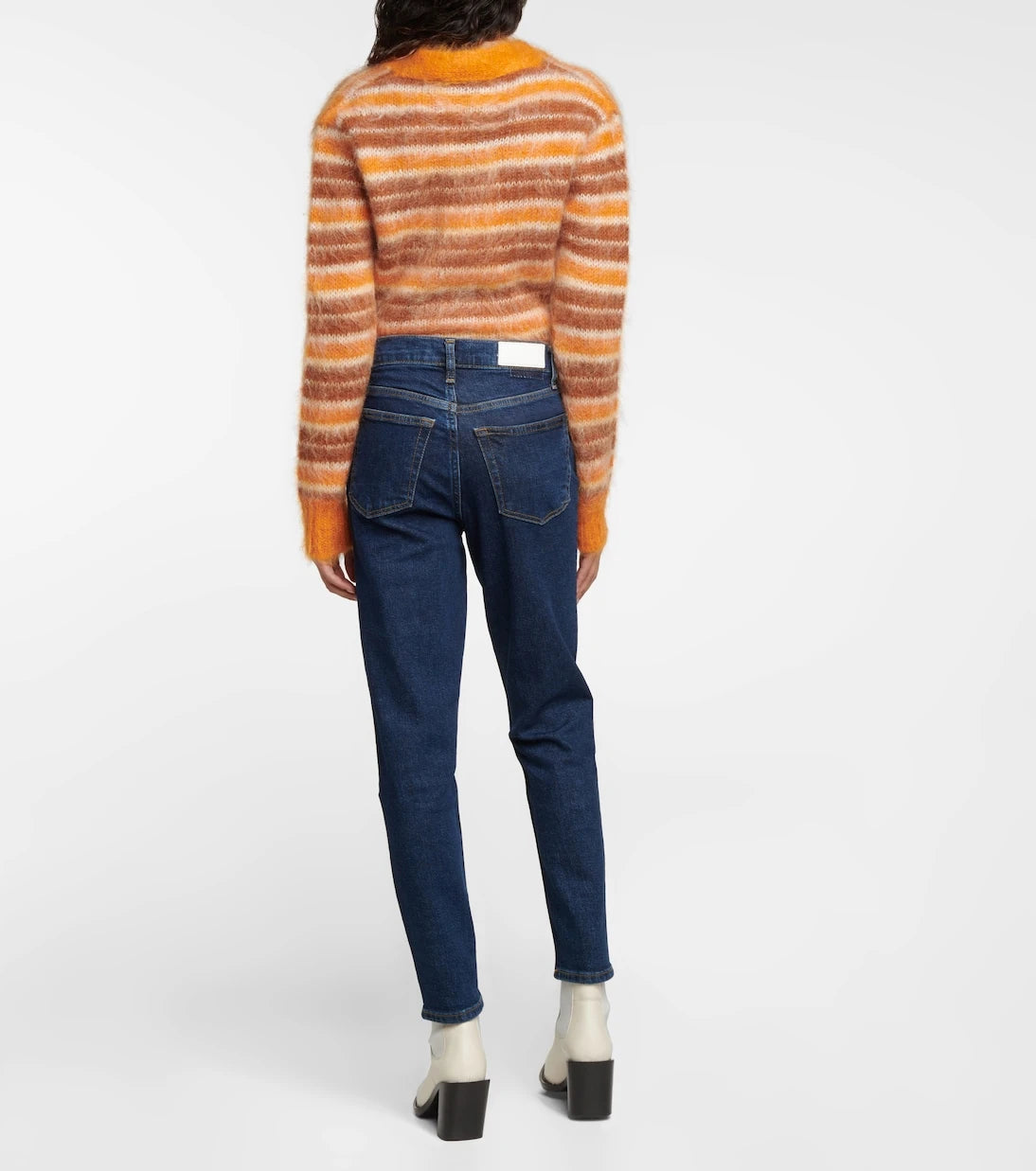 Re/Done - ‘90s high-rise cropped skinny jeans
