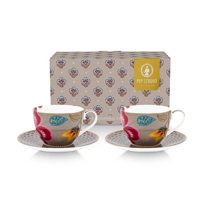 Pip Studio sırlı porselenden 300 ml kahve fincanı seti