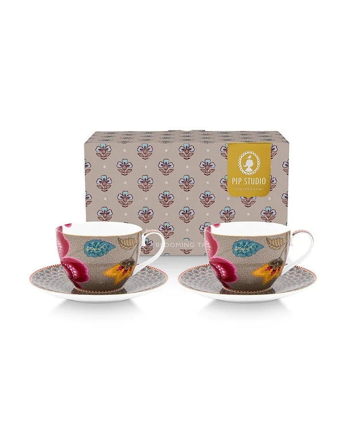 Pip Studio sırlı porselenden 300 ml kahve fincanı seti