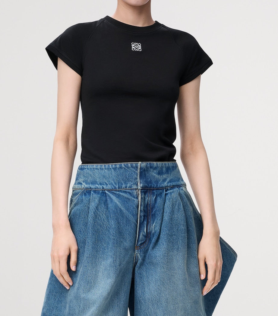 LOEWE Black Anagram Logo T-Shirt