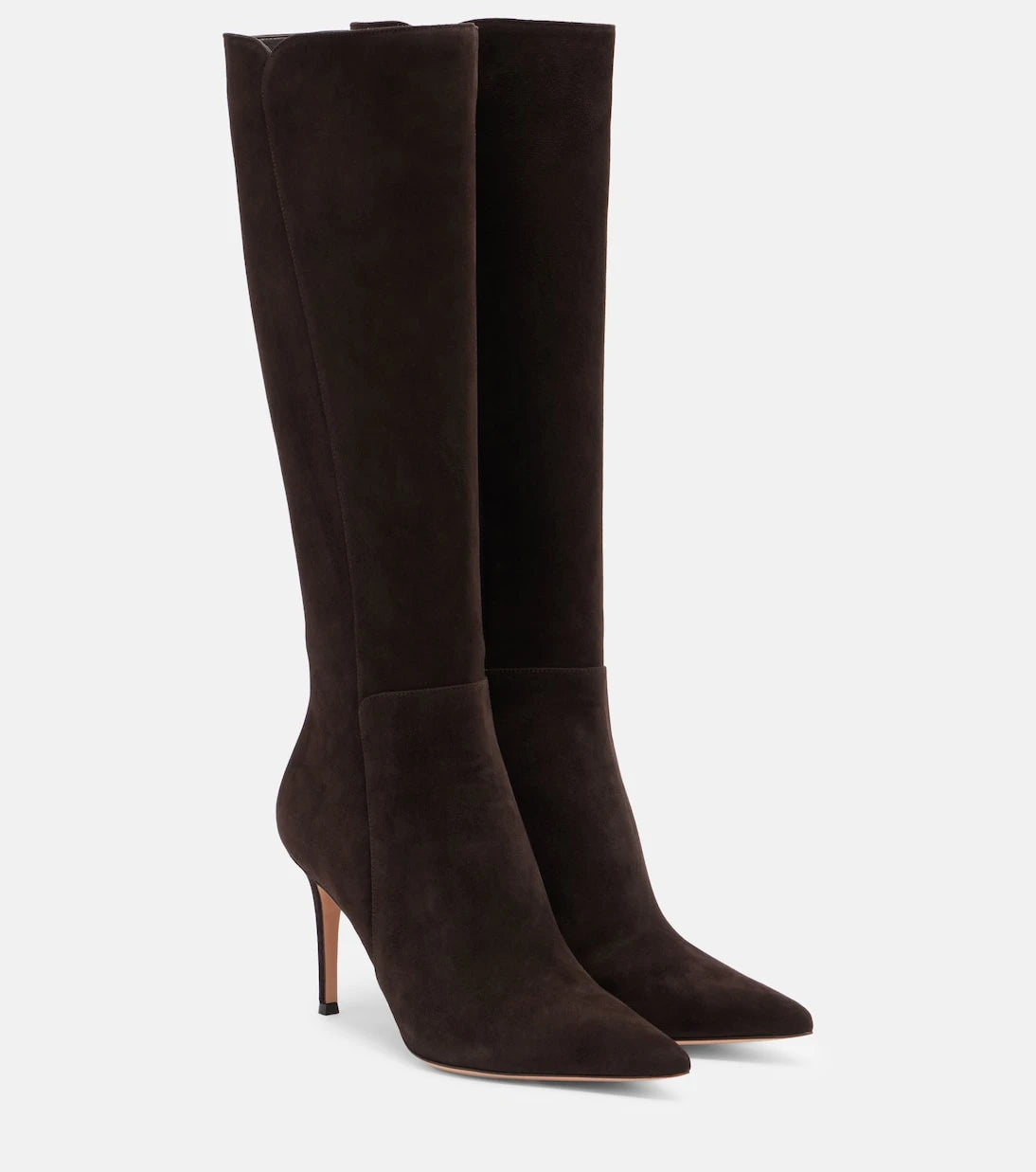 Gianvito Rossi - Suede knee-high boots
