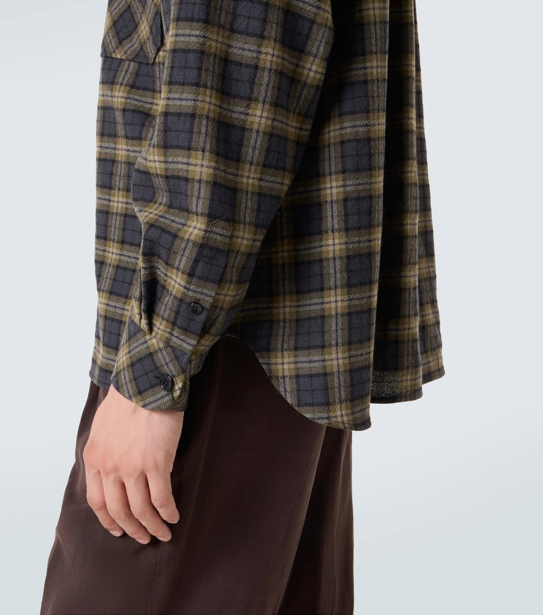 Saint Laurent - Checked wool overshirt