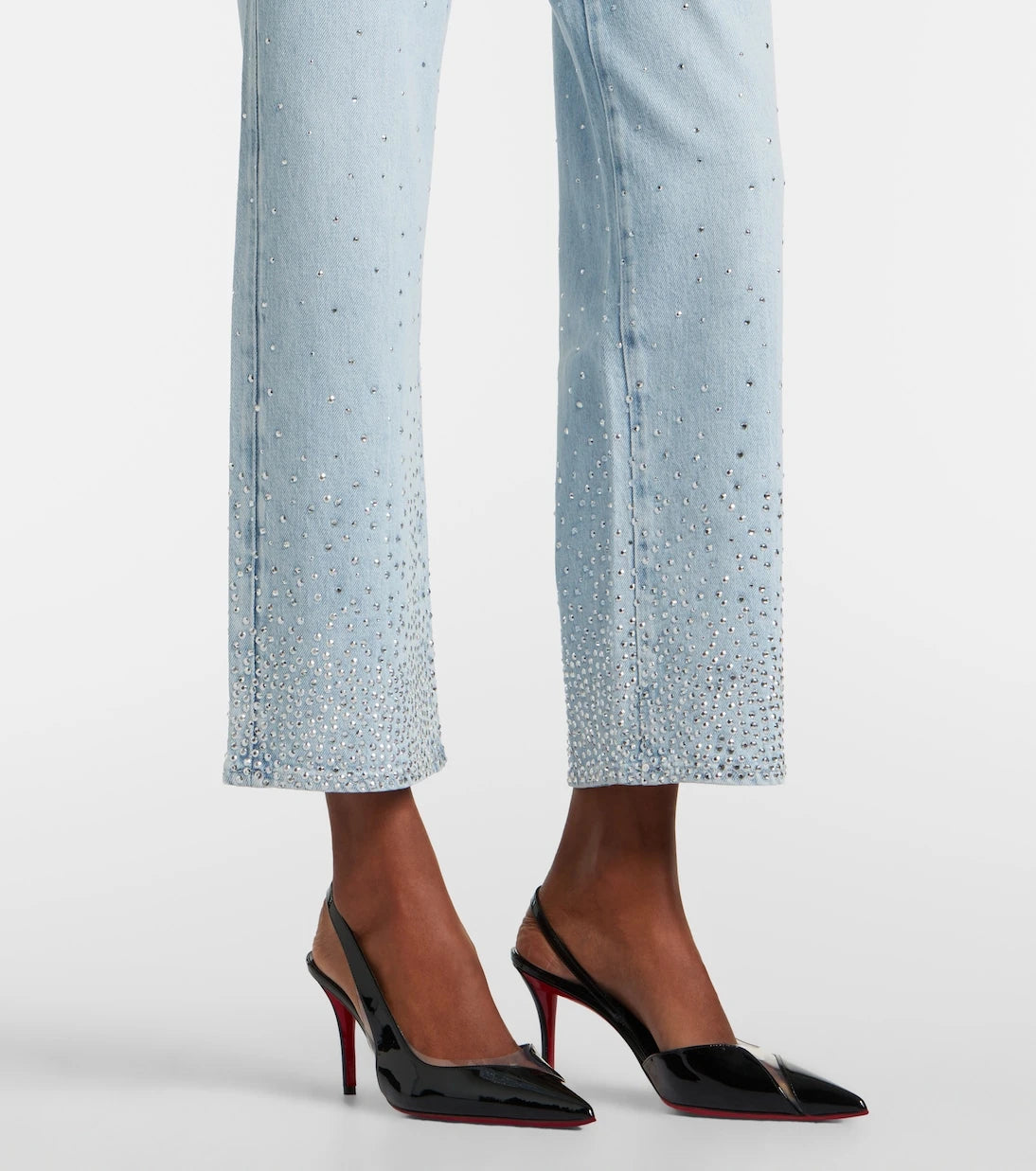 7 For All Mankind - Calie embellished straight jeans