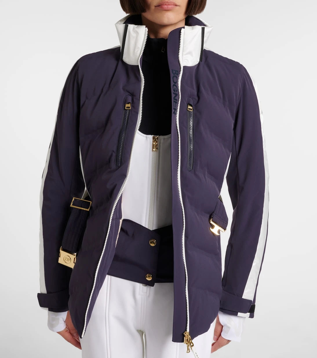 Bogner - Kira belted hooded down ski jacket