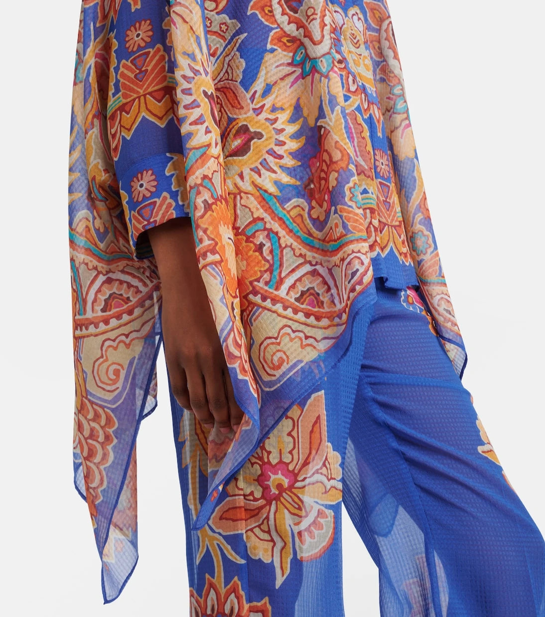 Etro - Printed poncho