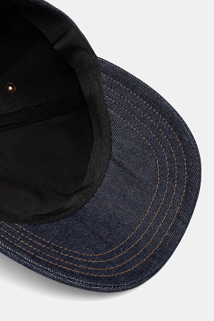 A.P.C. шапка с козирка от деним CASQUETTE THAIS