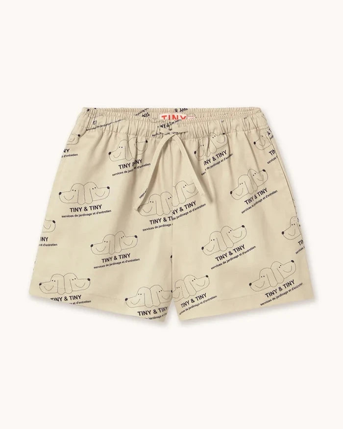 Детски памучен къс панталон Tinycottons TINY & TINY TWILL SHORTS