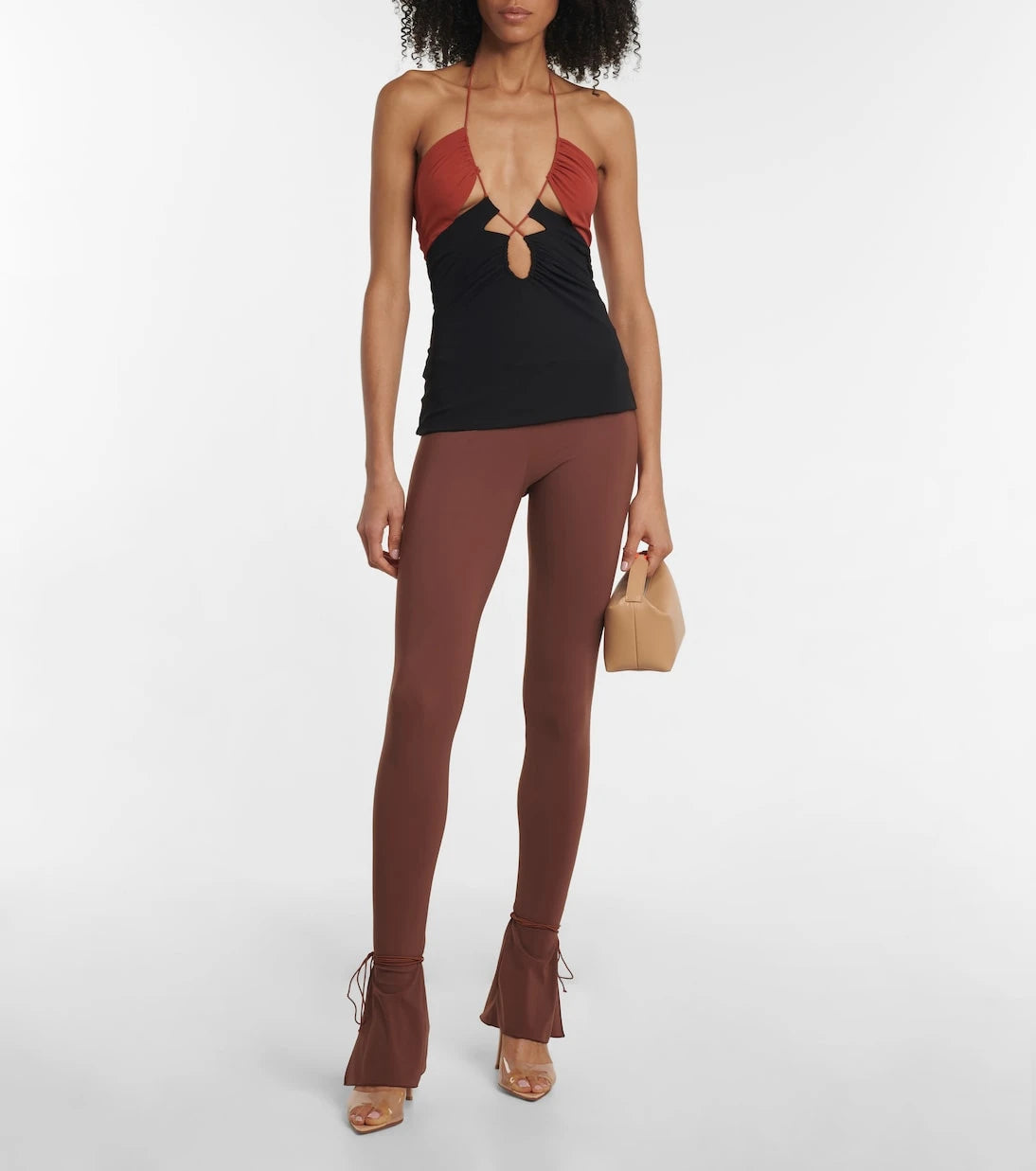 Nensi Dojaka - Cutout halterneck top