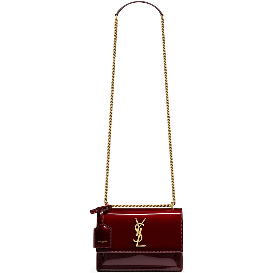 Red Small Sunset Shoulder Bag