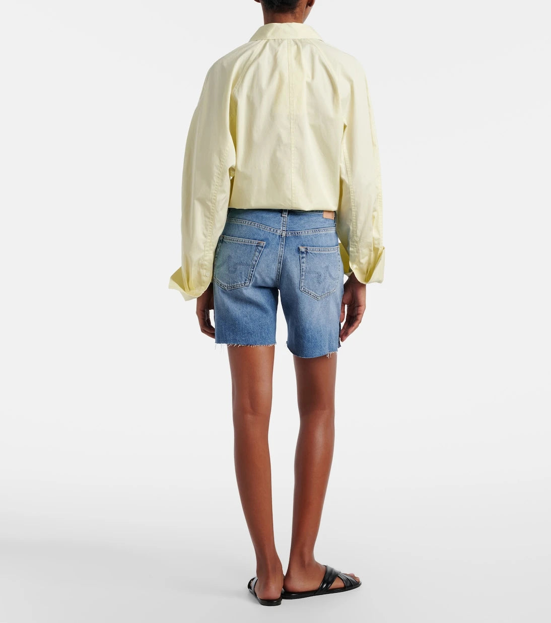 AG Jeans - Ex-Boyfriend denim Bermuda shorts