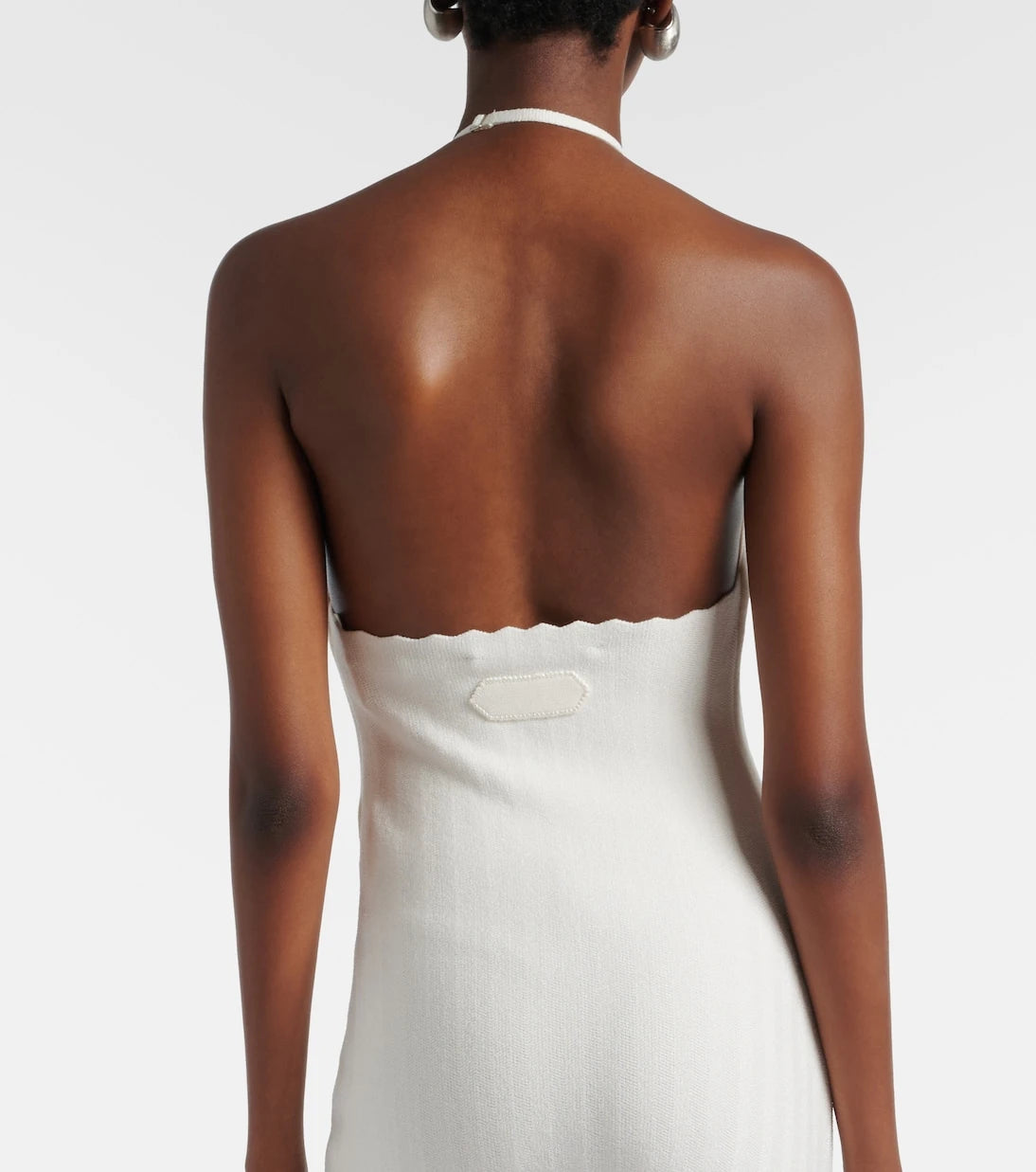 Jacquemus - Tablier knitted midi dress