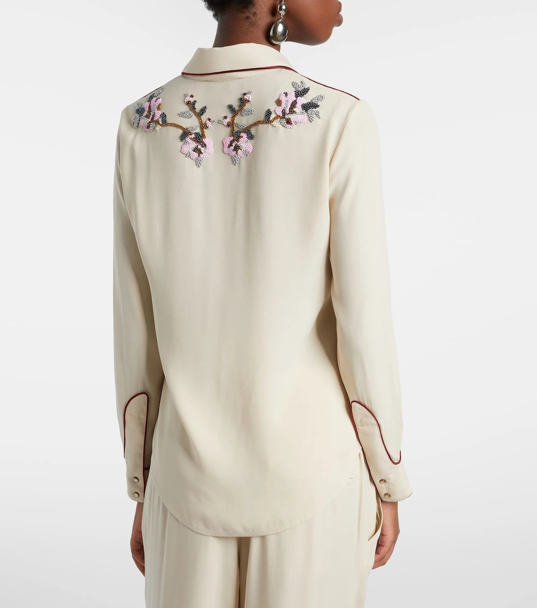 Isabel Marant - Yzea beaded cady shirt