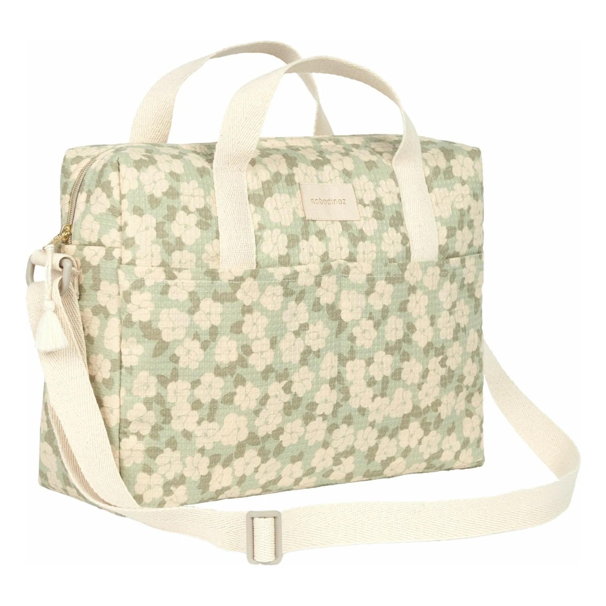 Nobodinoz - Gala Opera Sakura waterproof diaper bag | Sage