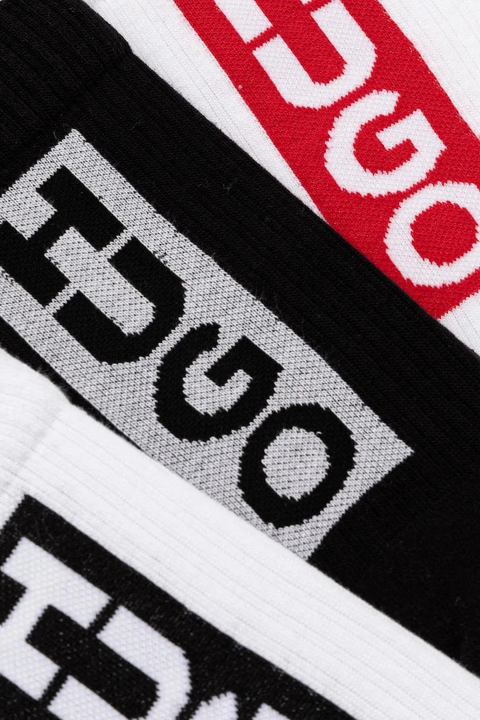 HUGO Çorap (3 Çift) 3P QS BACK LABEL CC
