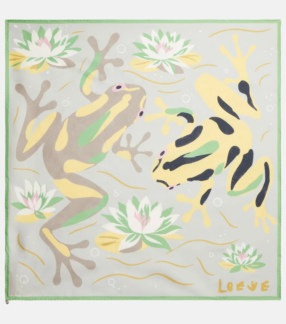 Loewe - Printed silk twill scarf