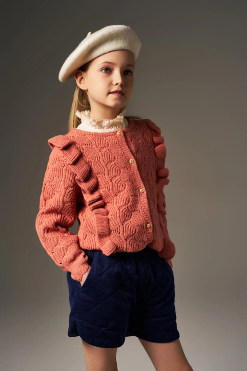 C'era Una Volta - Thea quilted cotton corduroy shorts