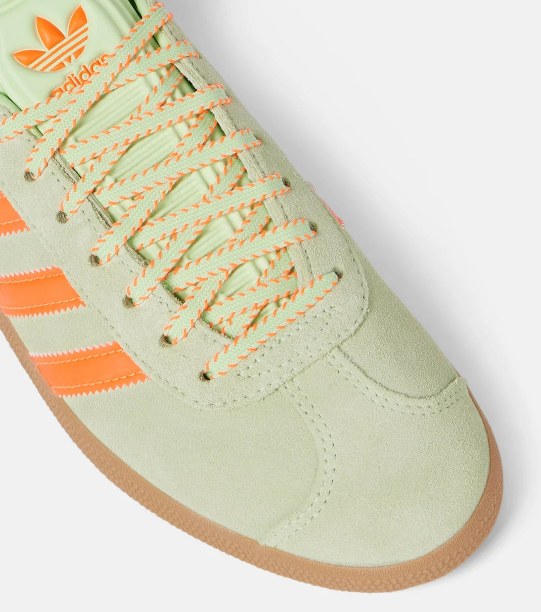 Adidas - Gazelle leather-trimmed suede sneakers