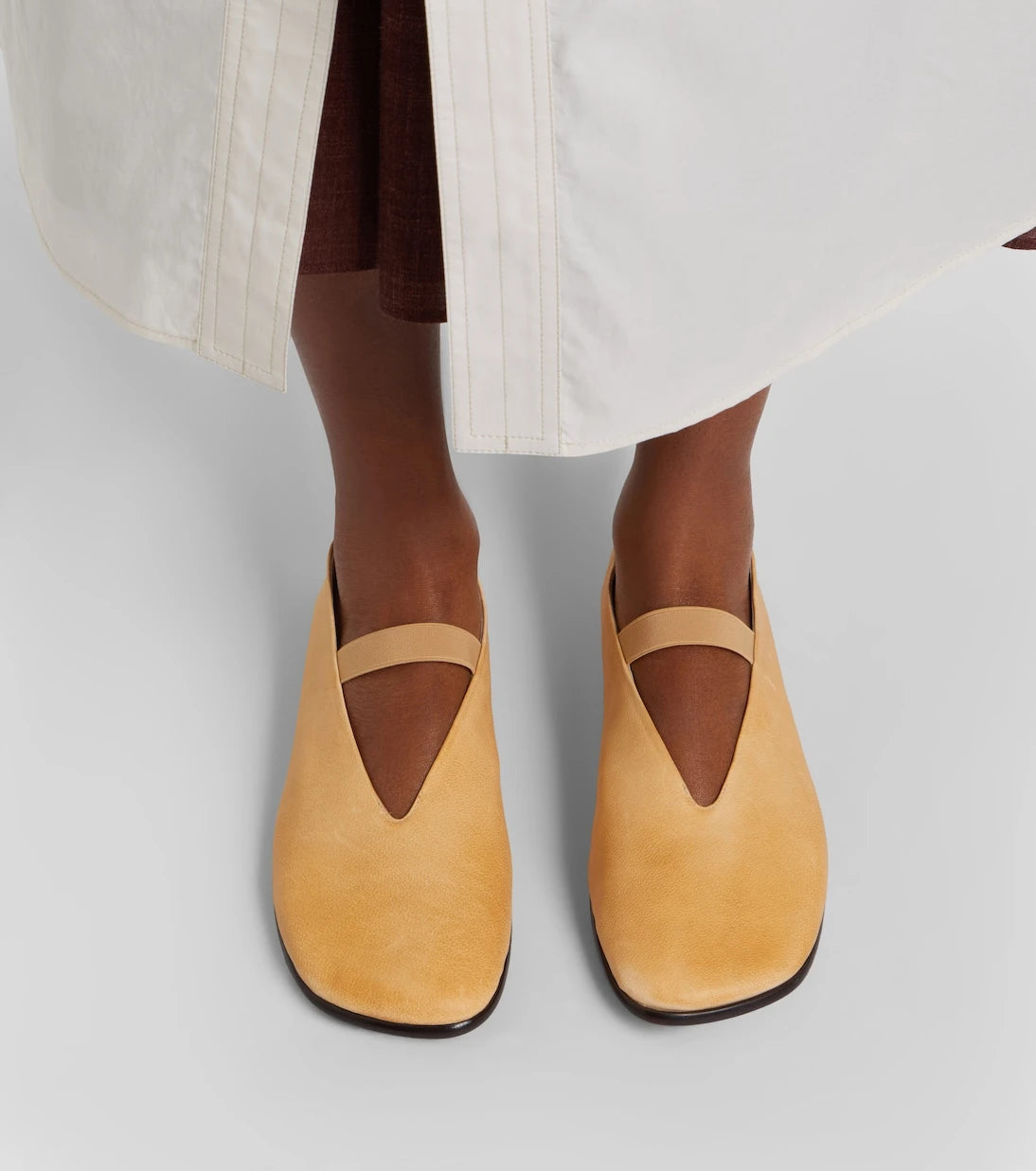 Lemaire - Glove leather ballet flats