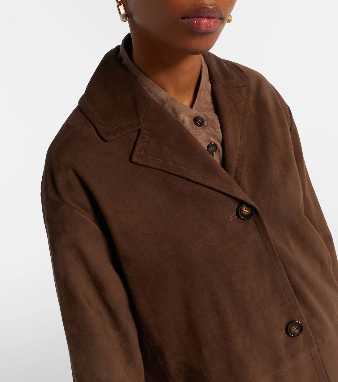 'S Max Mara - Ortensia suede coat