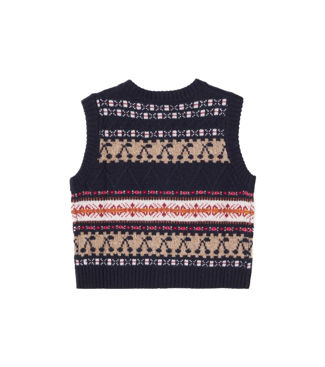 Bonpoint - Janou jacquard wool vest