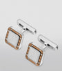 Sterling Silver Santos de Cartier Cufflinks