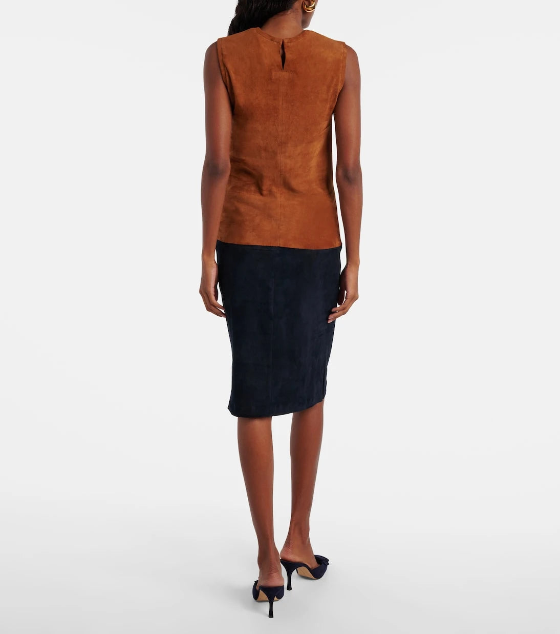 Stouls - Miuccia suede top